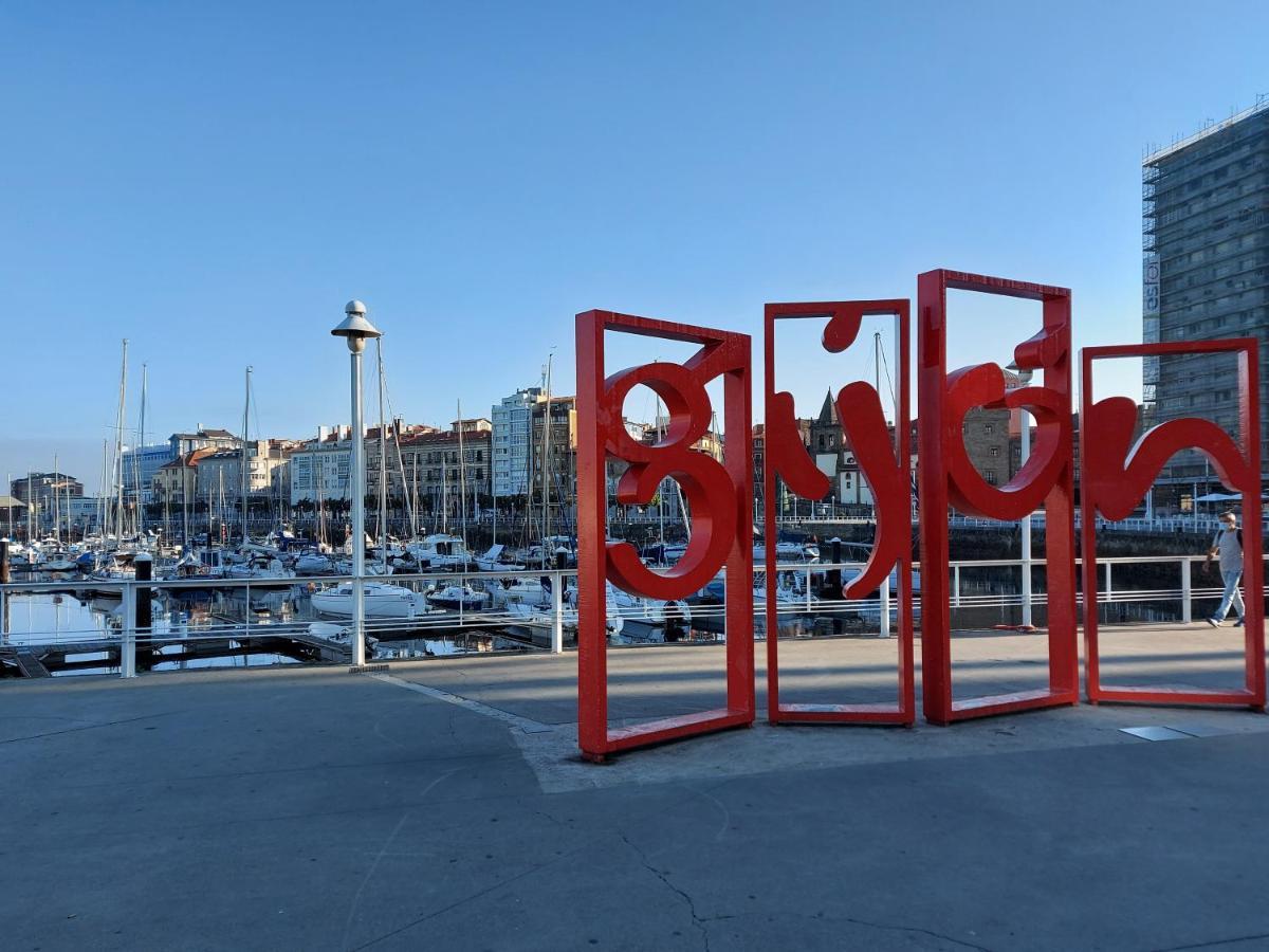 La Galeria De San Lorenzo Gijón Exteriör bild